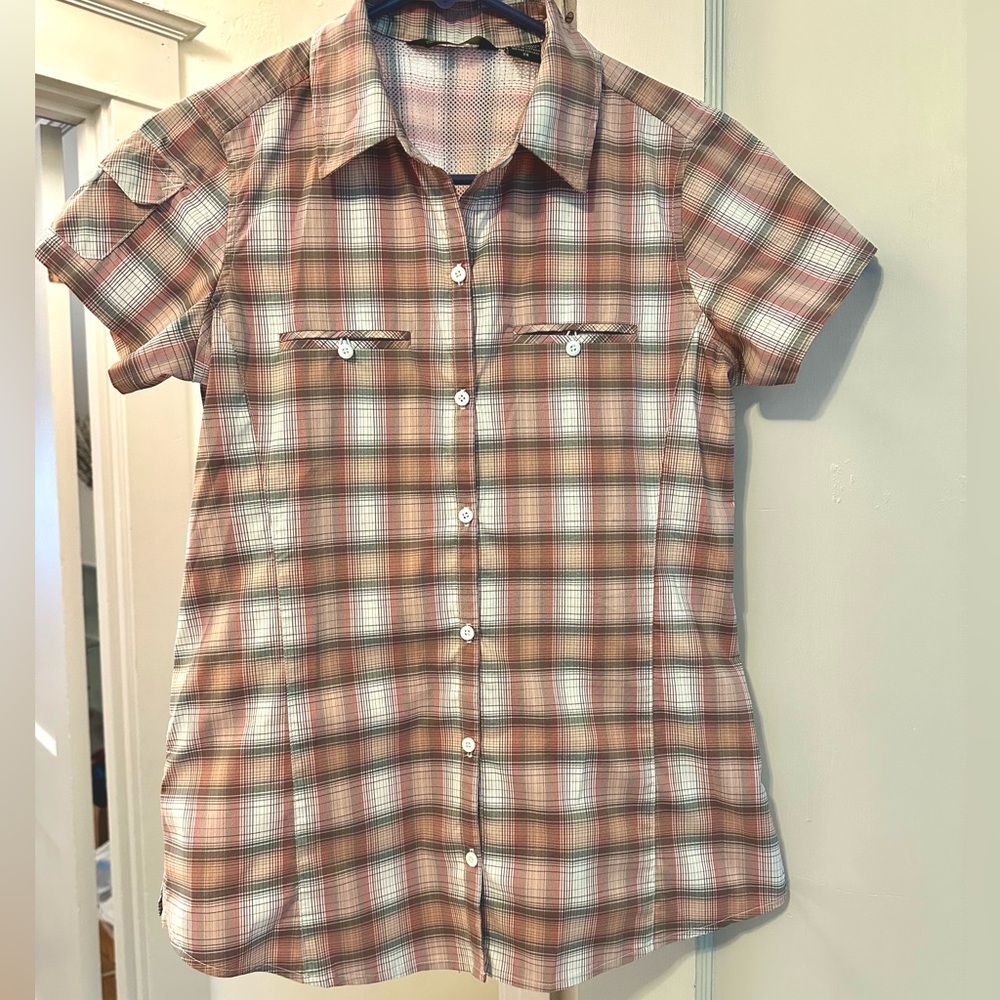Eddie Bauer Multicolor Plaid Button-Up Shirt